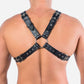 0 BDSM Leather Chest Suspender