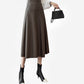 0 Teacher Long Leatherette Skirt