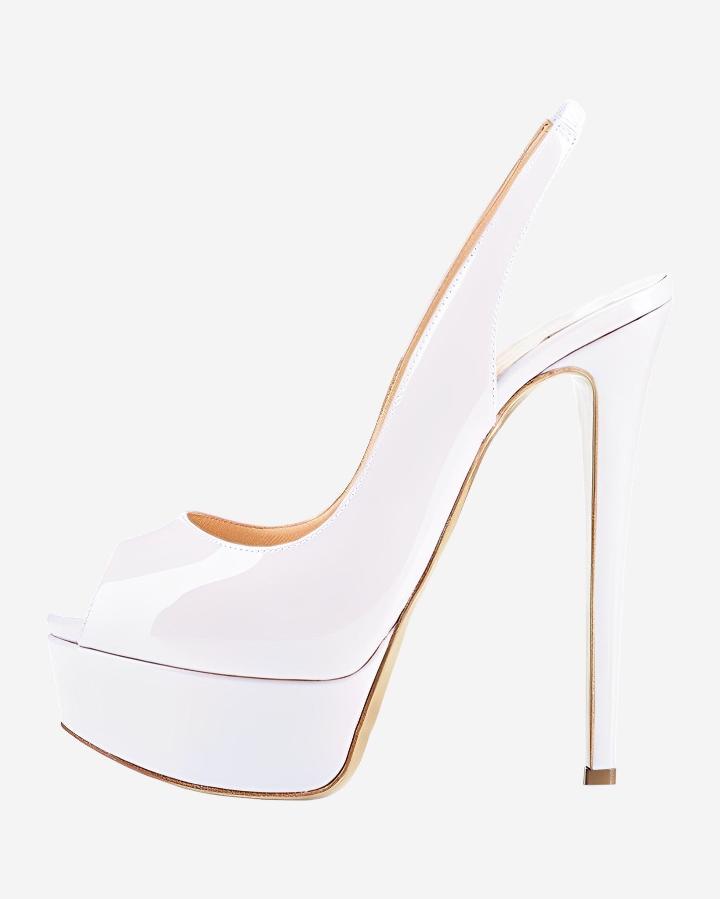 Shoes Elegant Shiny Extreme Women Peep-toe High Heel