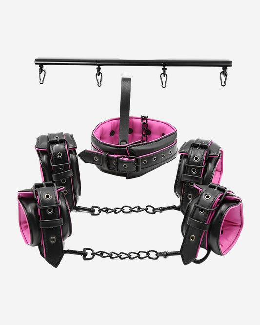 0 Bondage Vegan Leather Spreader Bar Kit