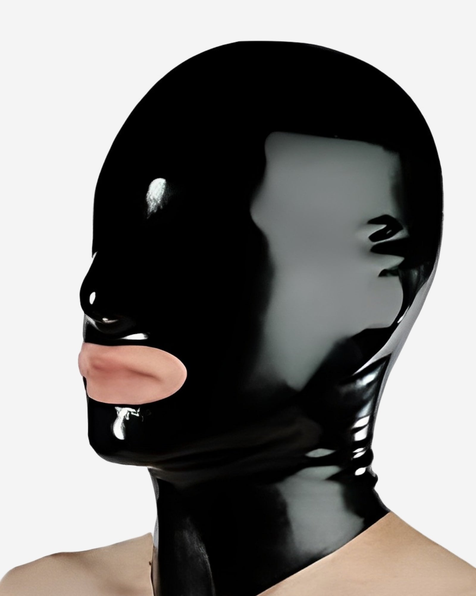 0 Open mouth Latex fetish Mask