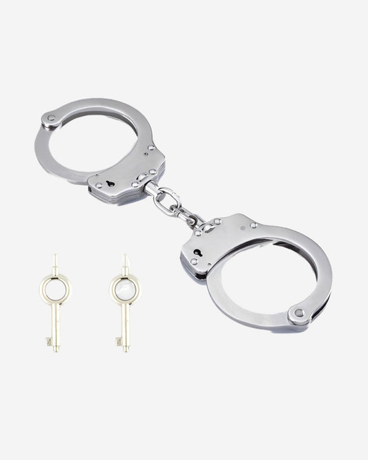 0 Nickel Plated Steel Handcuffs
