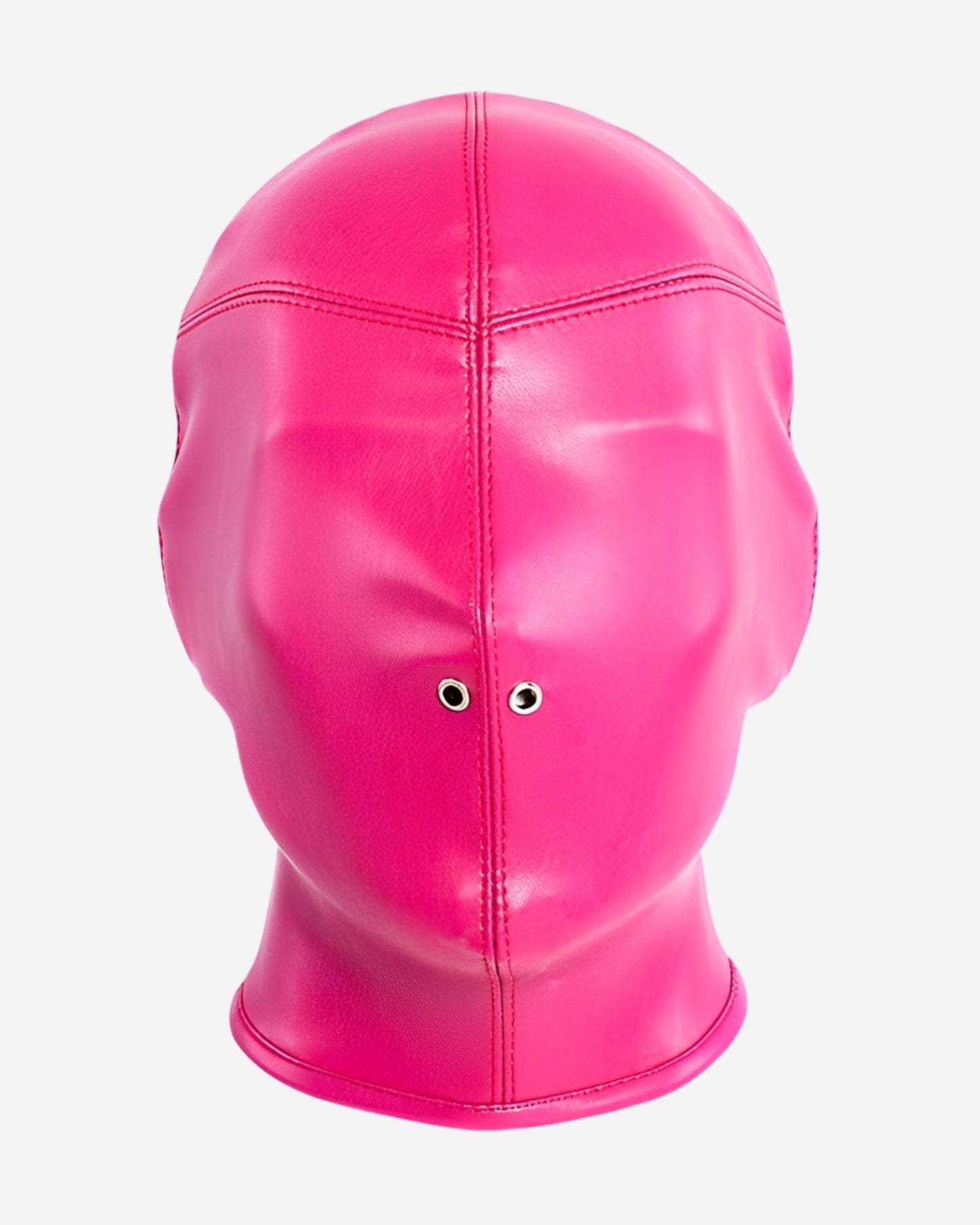 0 Zentai Style Vegan Leather Full Head Mask