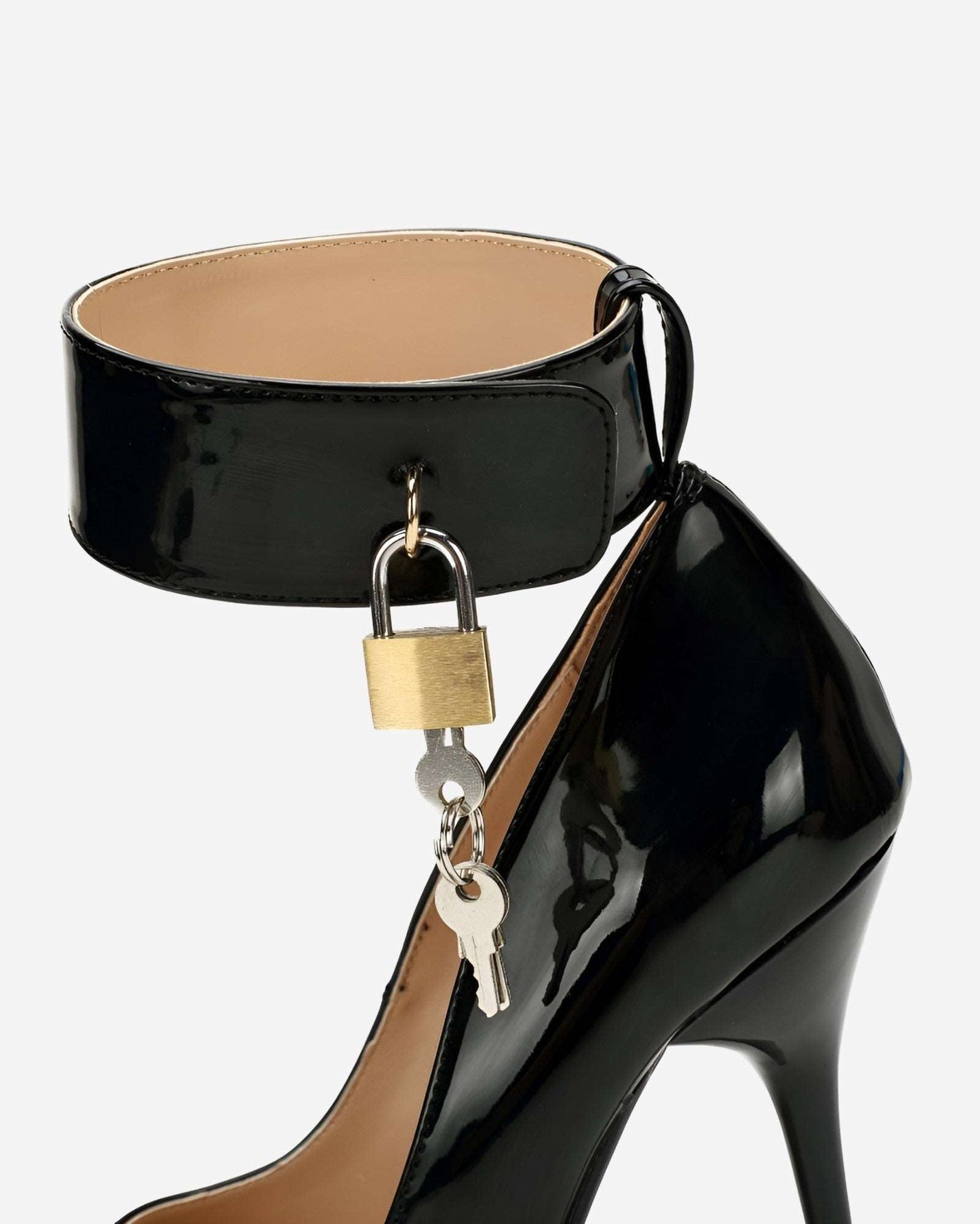 0 Sexy ankle strap Stiletto with loop - Plus Size