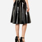 0 Gothic PVC A-Line Skirt - Plus Size