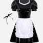 0 PVC Maid Dress with Puff Sleeve