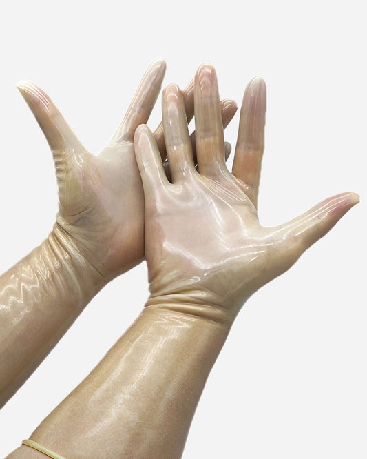 0 Latex fetish gloves for men