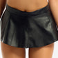 0 Sexy Vegan Leather Skirt