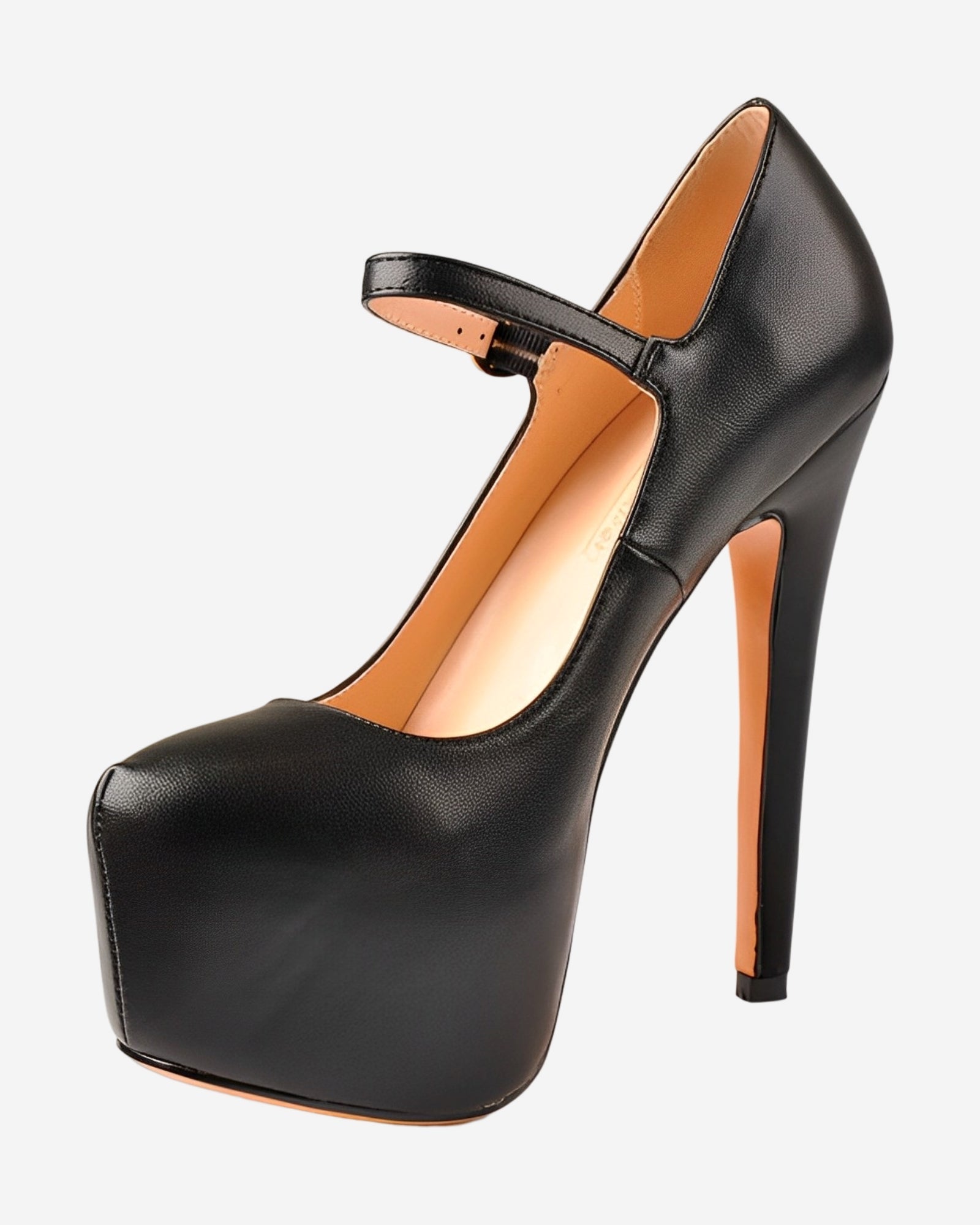 Ankle Strappy High Heels - Plus Size