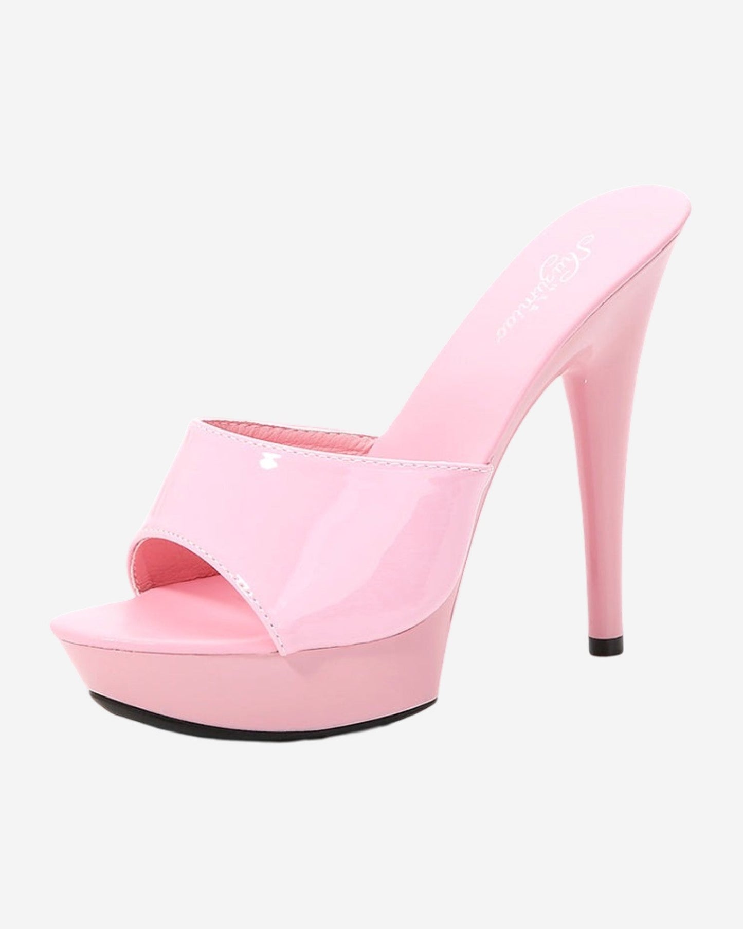 Shoes Pink High Heels Slippers