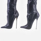 Shoes Vegan Leather Dominatrix Heels - Plus Size