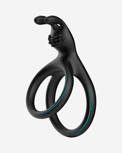 0 Silicone Cock Ring with Clitoral Stimulation