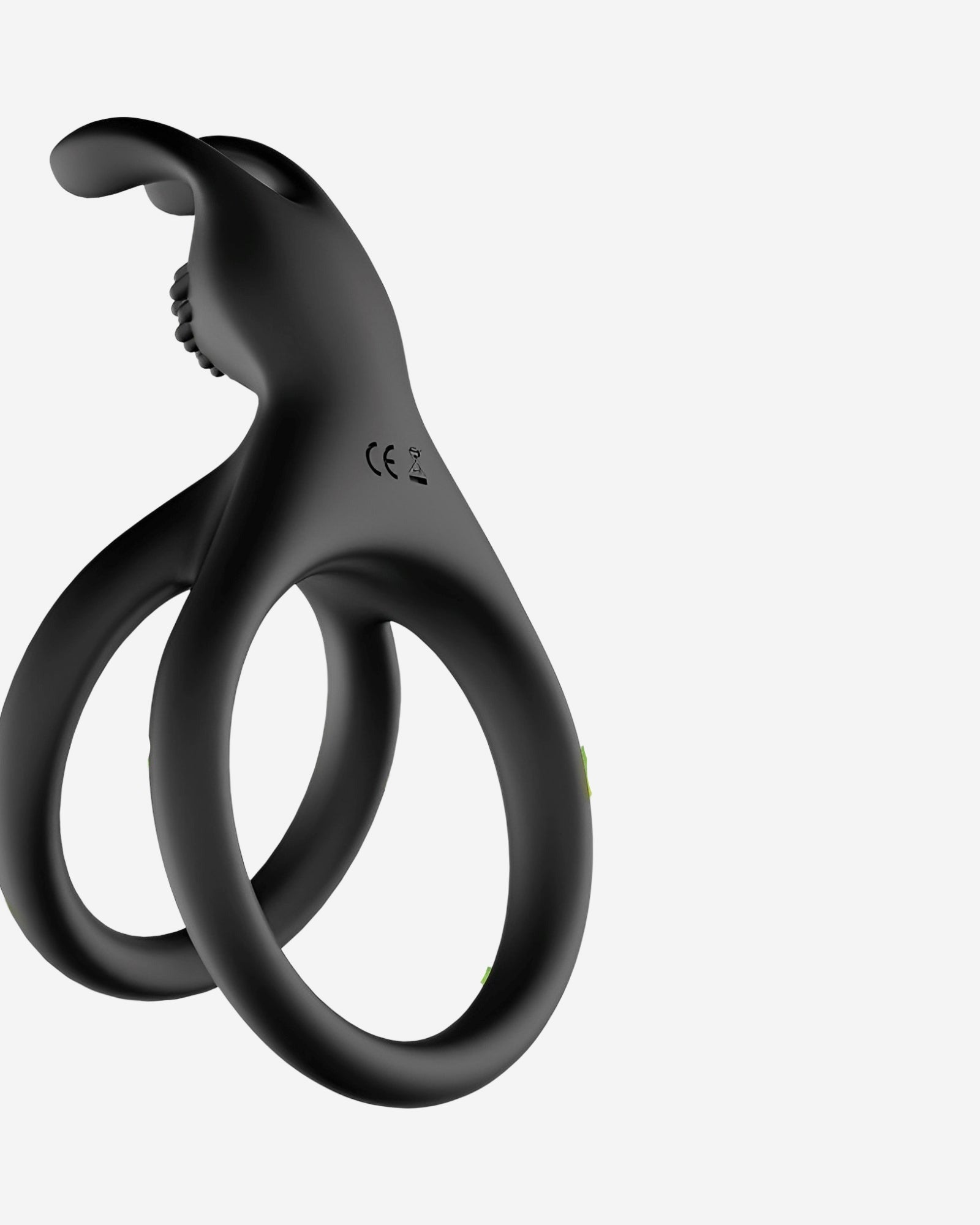 0 Silicone Cock Ring with Clitoral Stimulation